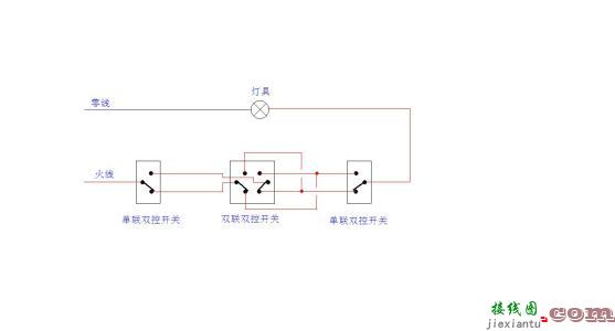 双联双控开关接线图-双联双控开关接线图  第2张