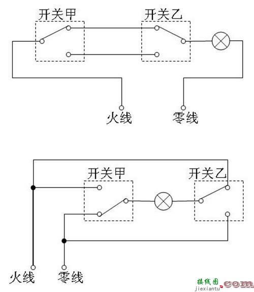 双联双控开关接线图-双联双控开关接线图  第7张