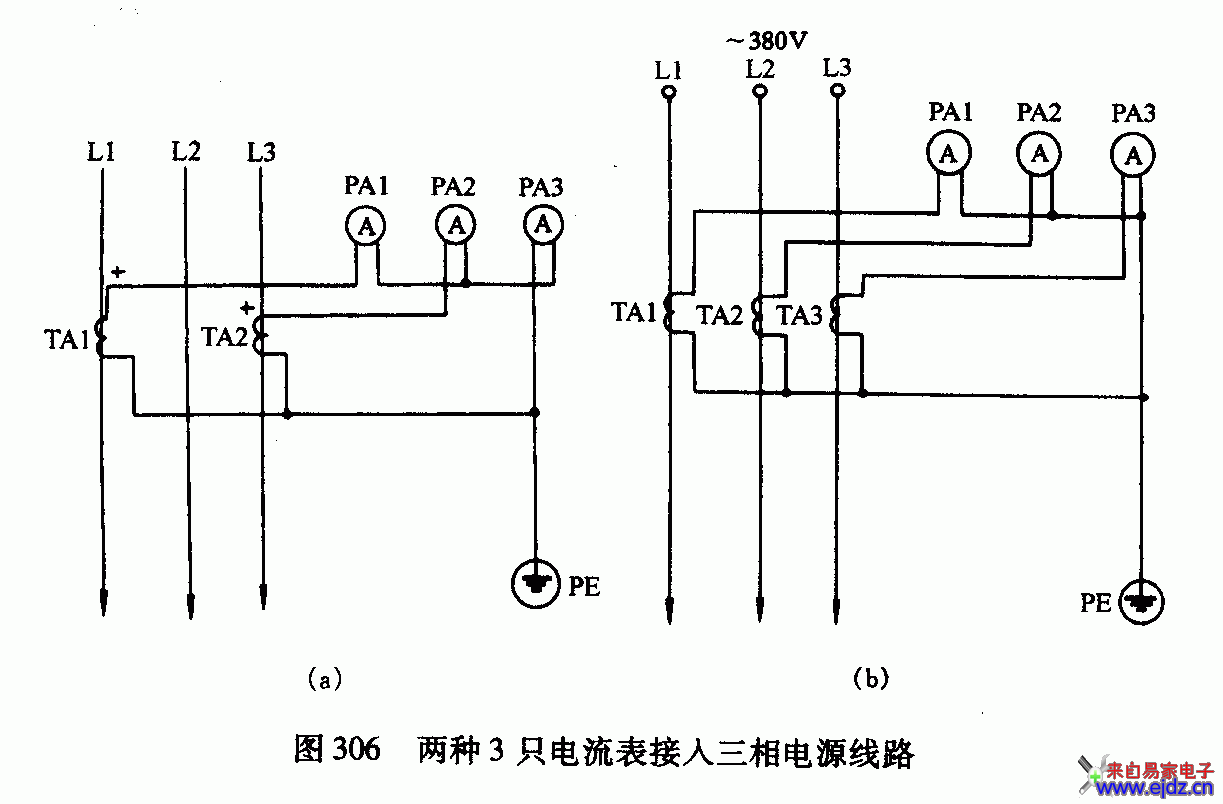 三相电怎么接示意图-接触器带指示灯接线图  第7张