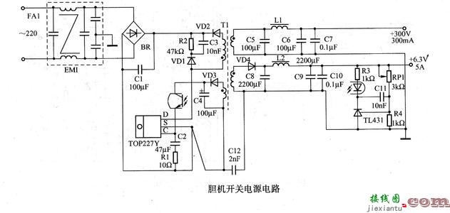 电灯开关电源接线图-24v开关电源接线方法  第3张