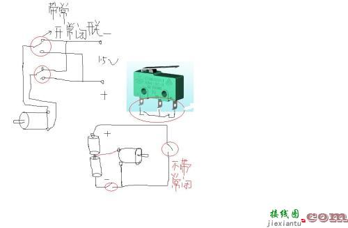 24伏电机正反转接线图-直流电源开关接线图  第2张