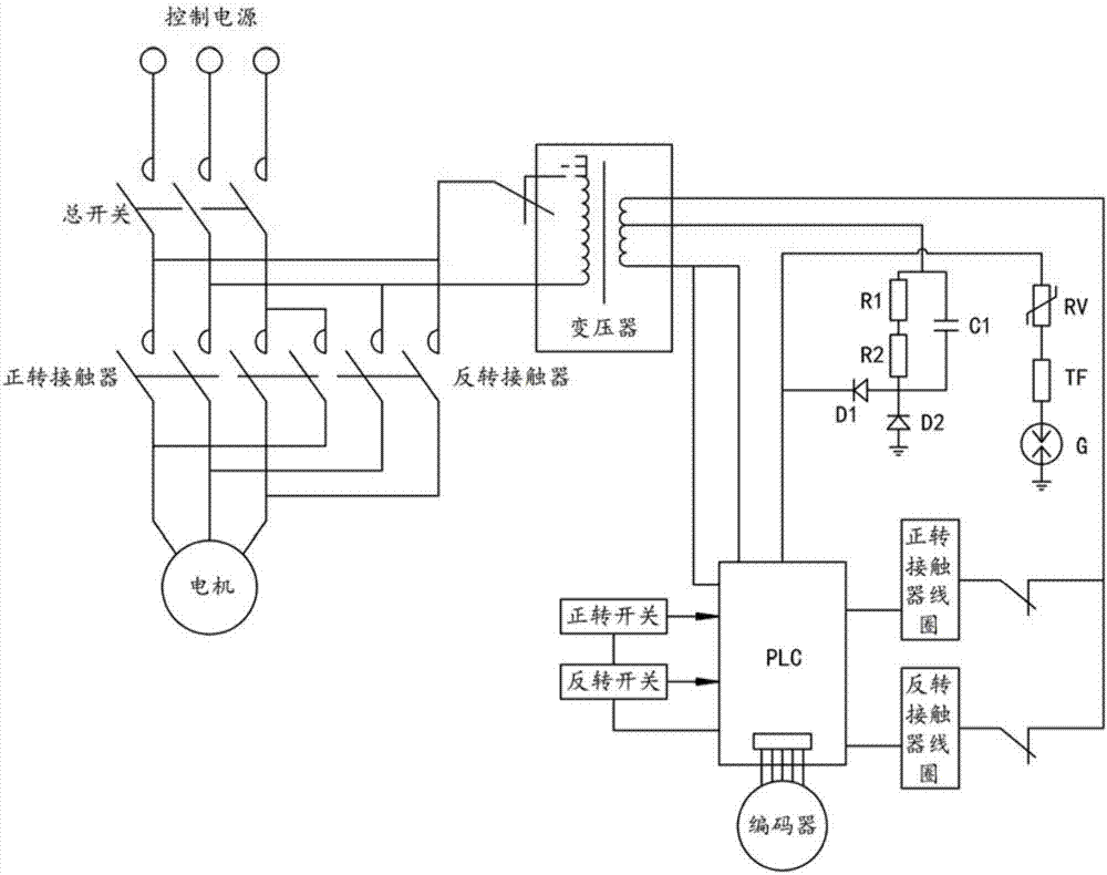 直流电机正反转控制程序-直流电源开关接线图  第10张