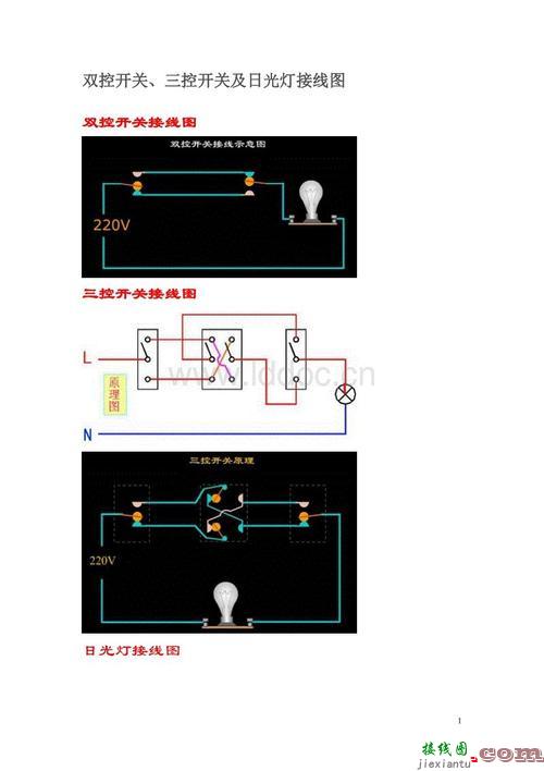 双管led灯接线图-串联灯泡实物接线图  第8张