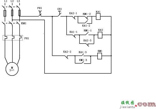 接触器实物接线图-接触器自锁带灯接线图  第3张