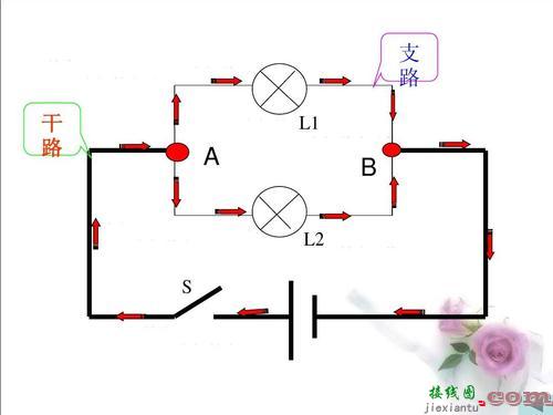 电工串联和并联电路图-串联和并联的接线图  第10张