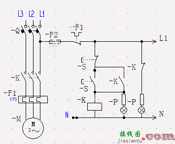 合闸分闸指示灯-接触器带指示灯接线图  第20张