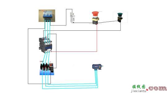 启动停止按钮接线图-两个按钮开关接线方法  第9张