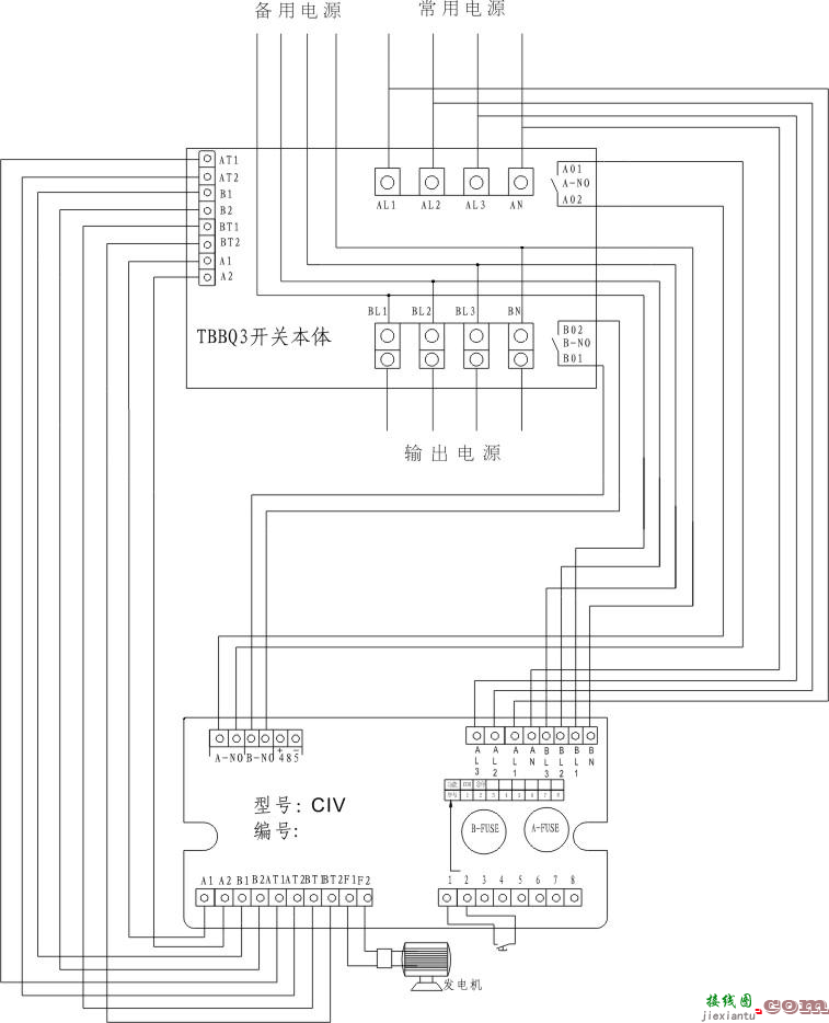 压力罐安装图-220v压力开关接线图  第1张