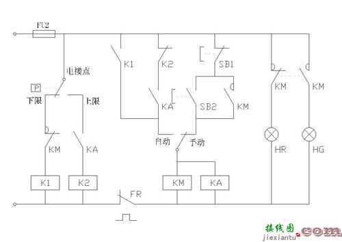 电接压力表接线原理图-220v压力开关接线图  第4张