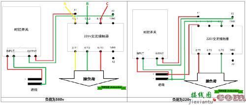 交流接触器指示灯接线-接触器带指示灯接线图  第5张