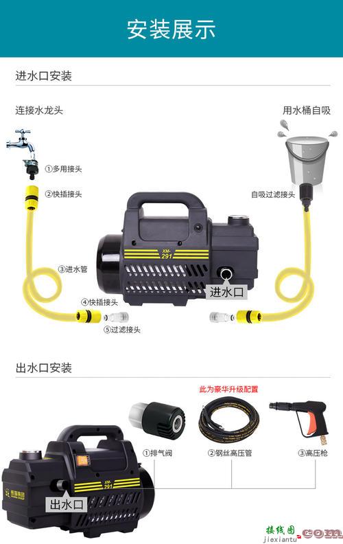 洗车机自动启停开关接线图-220v带灯按钮开关接线图  第2张