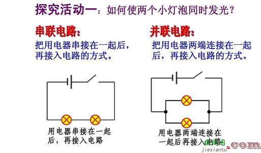 并联串联电路示意图-串联和并联的接线图  第4张