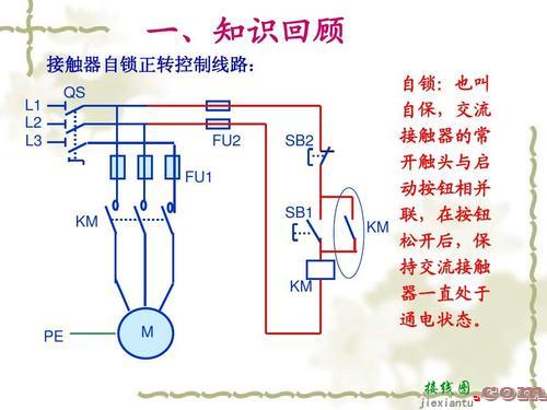 380交流接触器自锁图-按钮开关接触器接线图  第9张