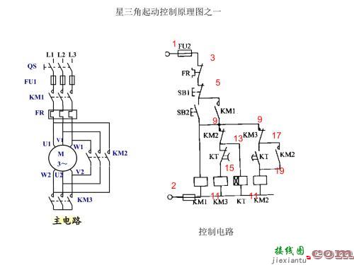 直流并励电动机实验原理-直流电源开关接线图  第8张