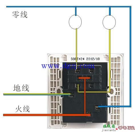 三孔插座怎么接线图解-两根线怎么接单控开关  第13张