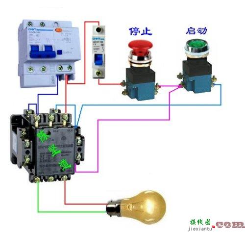 家用电灯泡线怎么接-220伏灯泡开关接线图  第15张