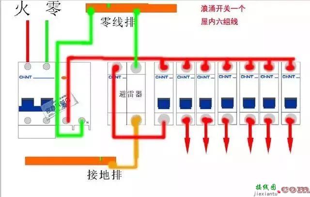 两相电倒顺开关接线图-家用开关怎么接  第19张