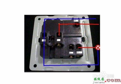 普通灯泡开关接线图-一个灯泡一个开关线路图  第13张