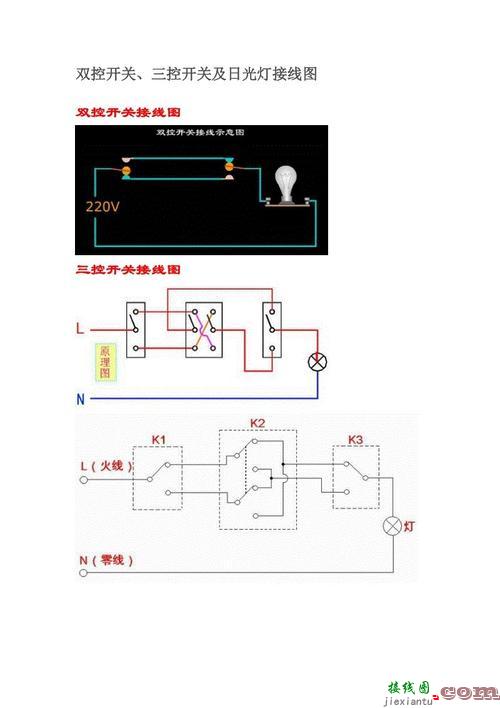 单线双控开关接线图-单极开关怎么接线  第2张