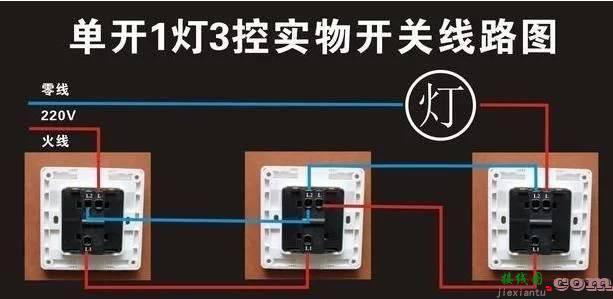 安装开关插座接线图解-单开电线开关接法图  第21张