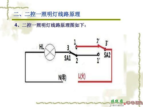 220v照明电路接线图-220v照明电路接线图  第6张