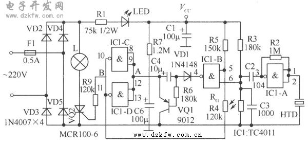 220v倒顺开关四线接法-220v倒停顺开关接线图  第22张