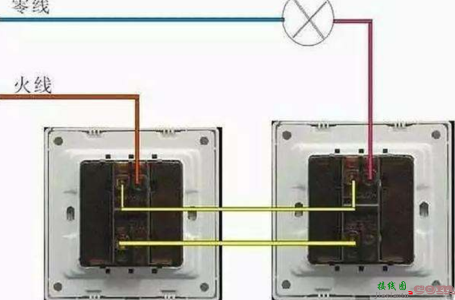 带插座双控开关接线图-单极开关怎么接线  第21张