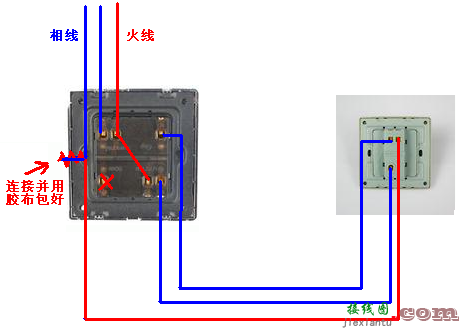 家用灯开关接线图-家用照明灯开关接法  第16张