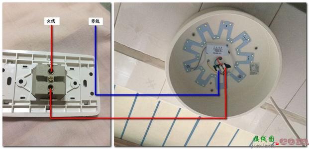 单控开关接线图-接灯开关电线的正确方法  第6张