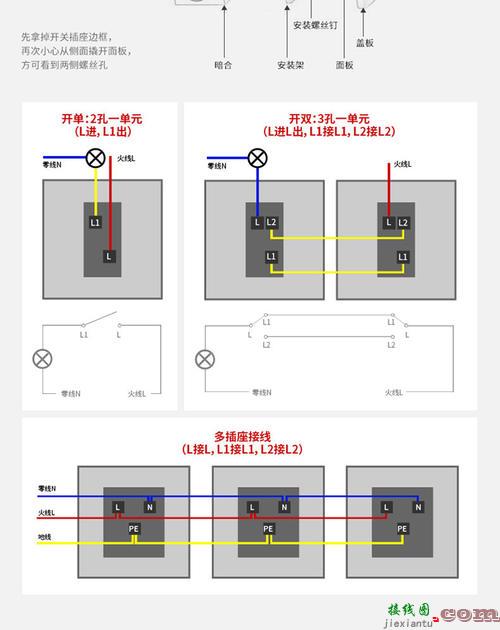 1p漏电开关接线图-单极开关怎么接线  第6张