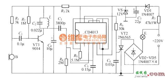 单控开关接线图-开关和灯泡的接法  第6张