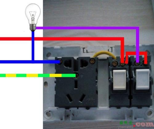 必火开关怎么接线-家用开关接法和接线图单开  第3张