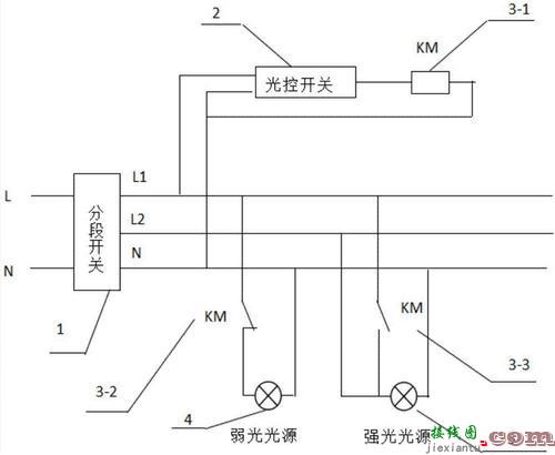 照明电路工作原理-家用照明开关接线图  第1张