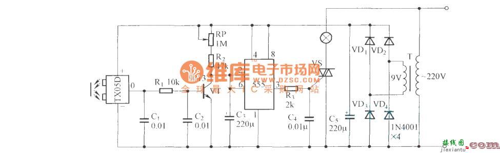 照明电路工作原理-家用照明开关接线图  第7张