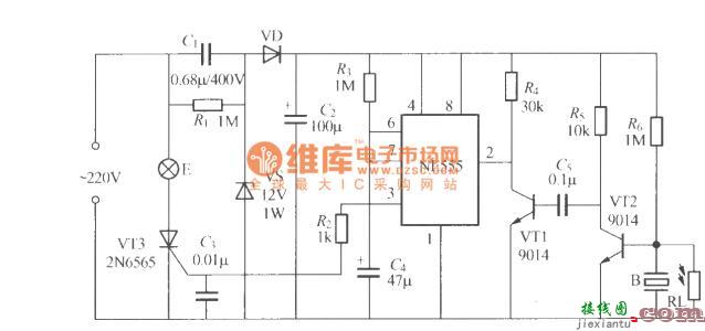 照明电路工作原理-家用照明开关接线图  第10张