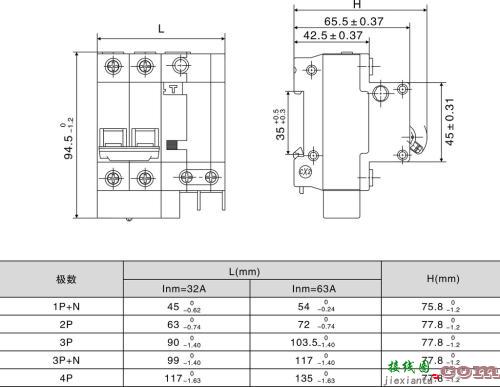 漏电保护器标识图解-家庭220v灯开关接线图  第7张