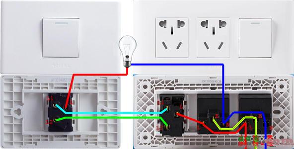 床头开关双控灯接线图-220v单控灯开关接线图  第9张