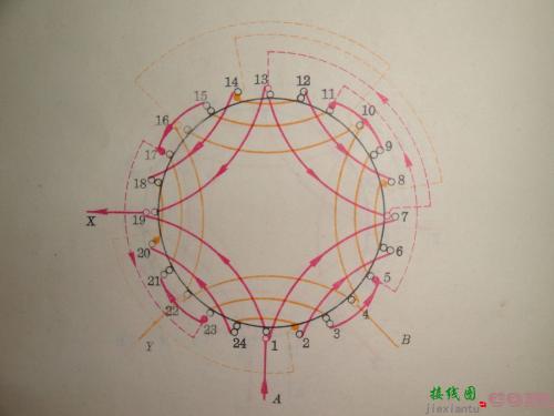 四线220伏电机接线图-220v电机4根线接线图  第1张