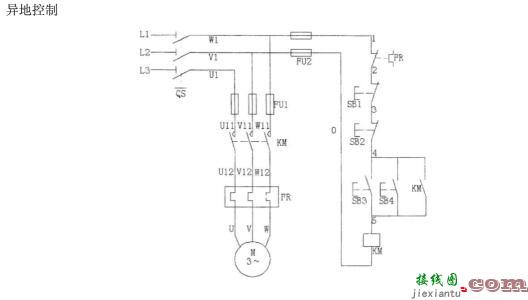 交流接触器启停接线图-启停开关实物接线图  第5张