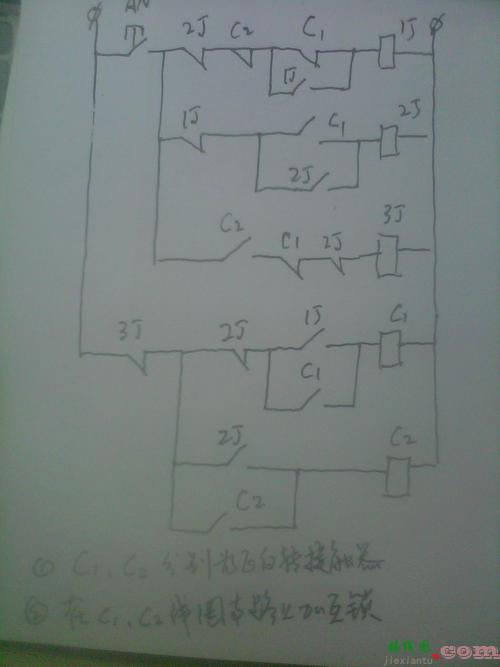 交流接触器启停接线图-启停开关实物接线图  第7张