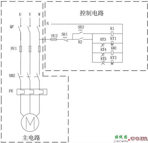 双按钮控制启停电路图-启停按钮接线图  第7张