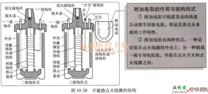 jk406c点火开关接线图-启动开关接线图  第5张