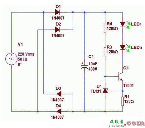 LED电源次级恒流的经典电路总结  第5张