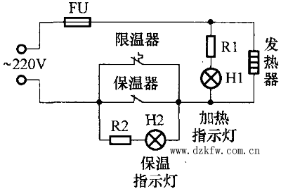 电饭煲电路图