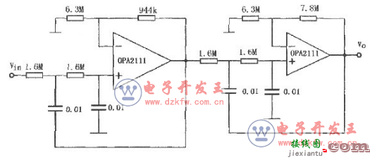 低通滤波器电路图大全（六款低通滤波器电路设计原理图详解）  第3张