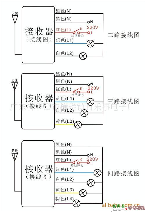 带指示灯开关接线图-带灯按钮开关接线图  第6张