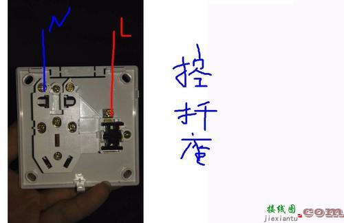 五孔开关插座接线视频-一开关一插座接线图解  第3张