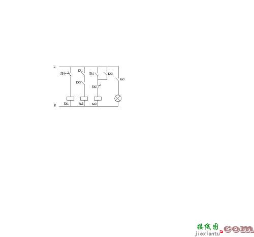 一只按钮开关控制启停-启停开关实物接线图  第1张