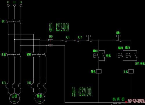 接触器启动停止线路图-220启动停止按钮接线图  第1张