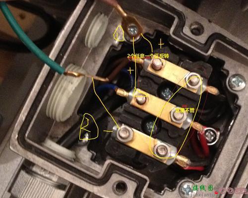 两相正反转电机接线图-220v电机正反转怎么接  第4张